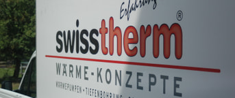 Swisstherm Logo auf Lieferwagen Swisstherm Logo auf Lieferwagen